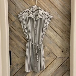 Black and White Stripes Dress